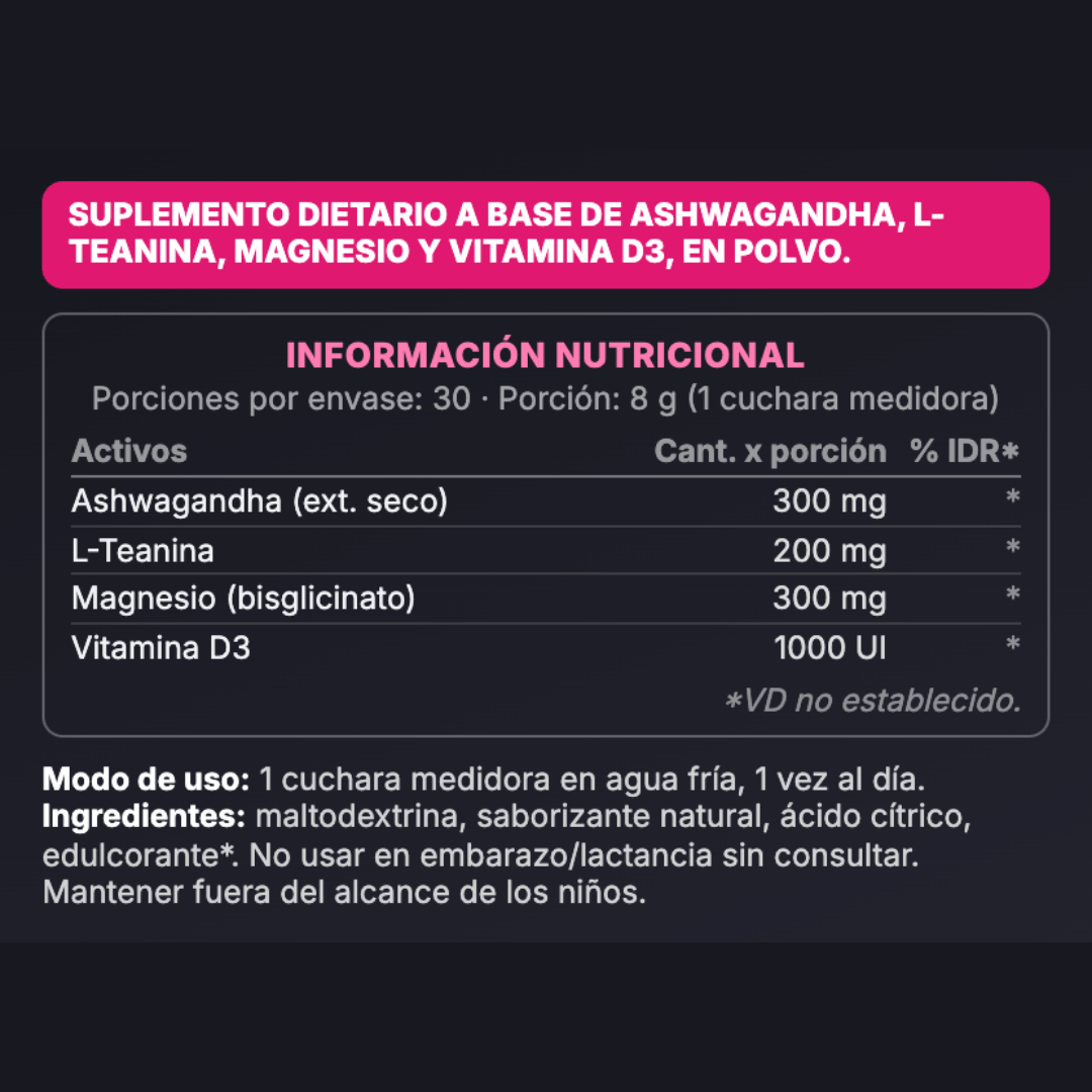 Moddia | Suplemento Antiestrés Fórmula Avanzada
