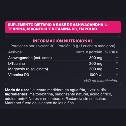 Moddia | Suplemento Antiestrés Fórmula Avanzada