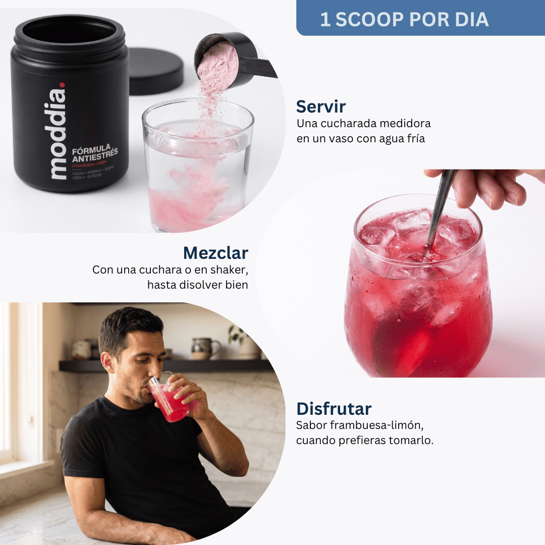 Moddia | Suplemento Antiestrés Fórmula Avanzada