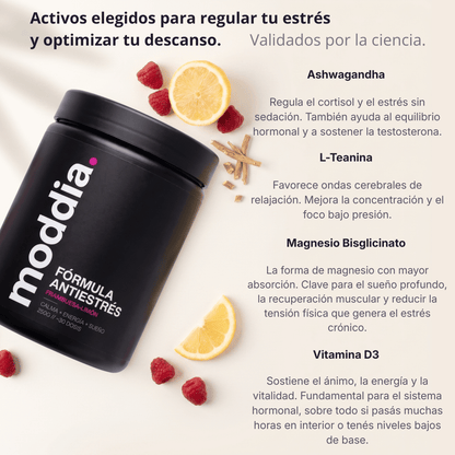 Moddia | Suplemento Antiestrés Fórmula Avanzada